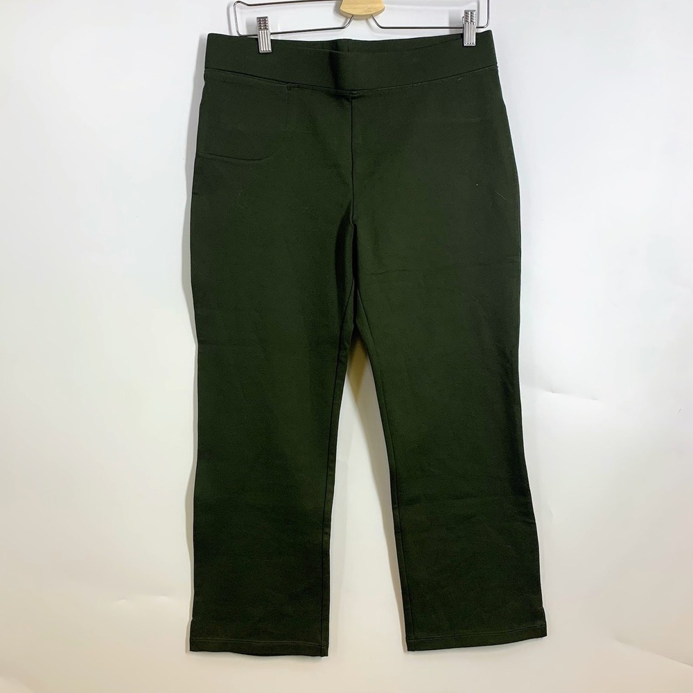 Quince Women's Ultra Stretch Ponte Kick Flare Pants Size L